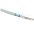 Экранированный кабель витая пара Hyperline FUTP2-C5-S24-IN-PVC-GY-500 (500 м) F/UTP, категория 5, 2 пары (24 AWG), одножильный (solid), экран - фольга, PVC, -40C - +60C, серый 41477 1