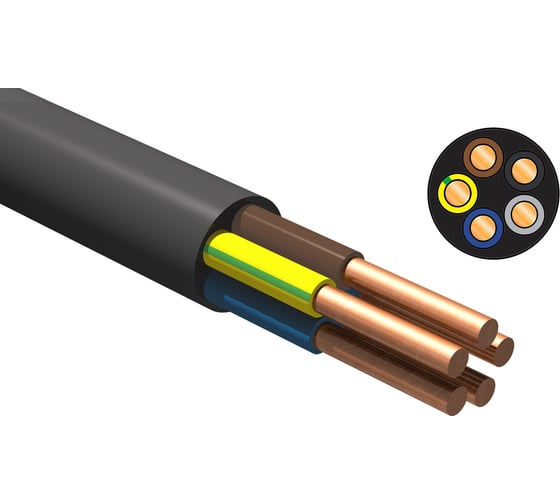 Кабель iTOK ВВГзнг(А) LS 5x2,5 ГОСТ (100 метров) i-KPP-VVGZNG-LS-525-100 1