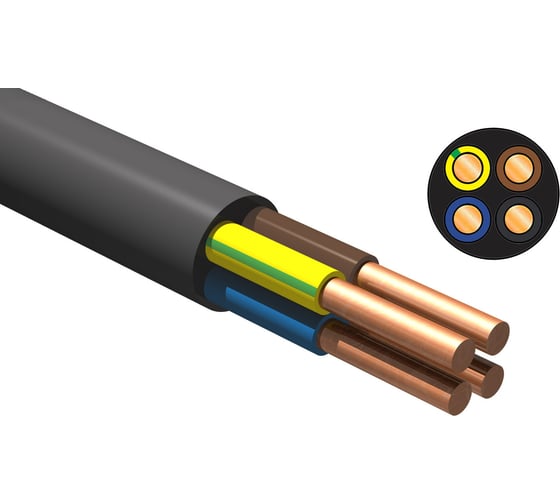 Кабель iTOK ВВГзнг(А) LS 4x2,5 ГОСТ (100 метров) i-KPP-VVGZNG-LS-425-100 1