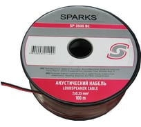 Акустический кабель 2х0,35мм2 красно-черный SPARKS SP2035BC