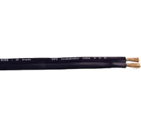 Акустический кабель 2х2,5 мм2 14 Ga, плоский, черный Belsis BW7002