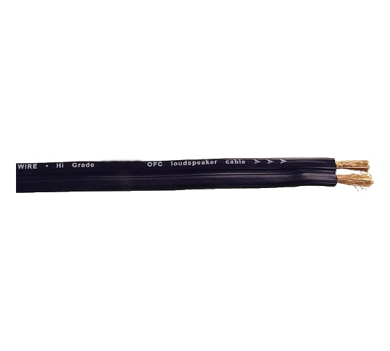 Акустический кабель 2х2,5 мм2 14 Ga, плоский, черный Belsis BW7002 1