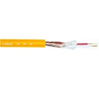 Микрофонный кабель Belsis 2 жилы d=6мм (1.13mm2) желтый 100м BW7823