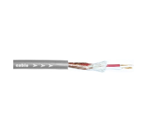 Микрофонный кабель, 2 жилы, серый Belsis BW7824 1