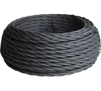 Силовой ретро кабель Retro Electro 3x1,5, черный, длина бухты 100 2269299