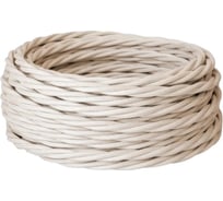 Силовой ретро кабель Retro Electro 3x1,5, слоновая кость, длина бухты 100 2269298