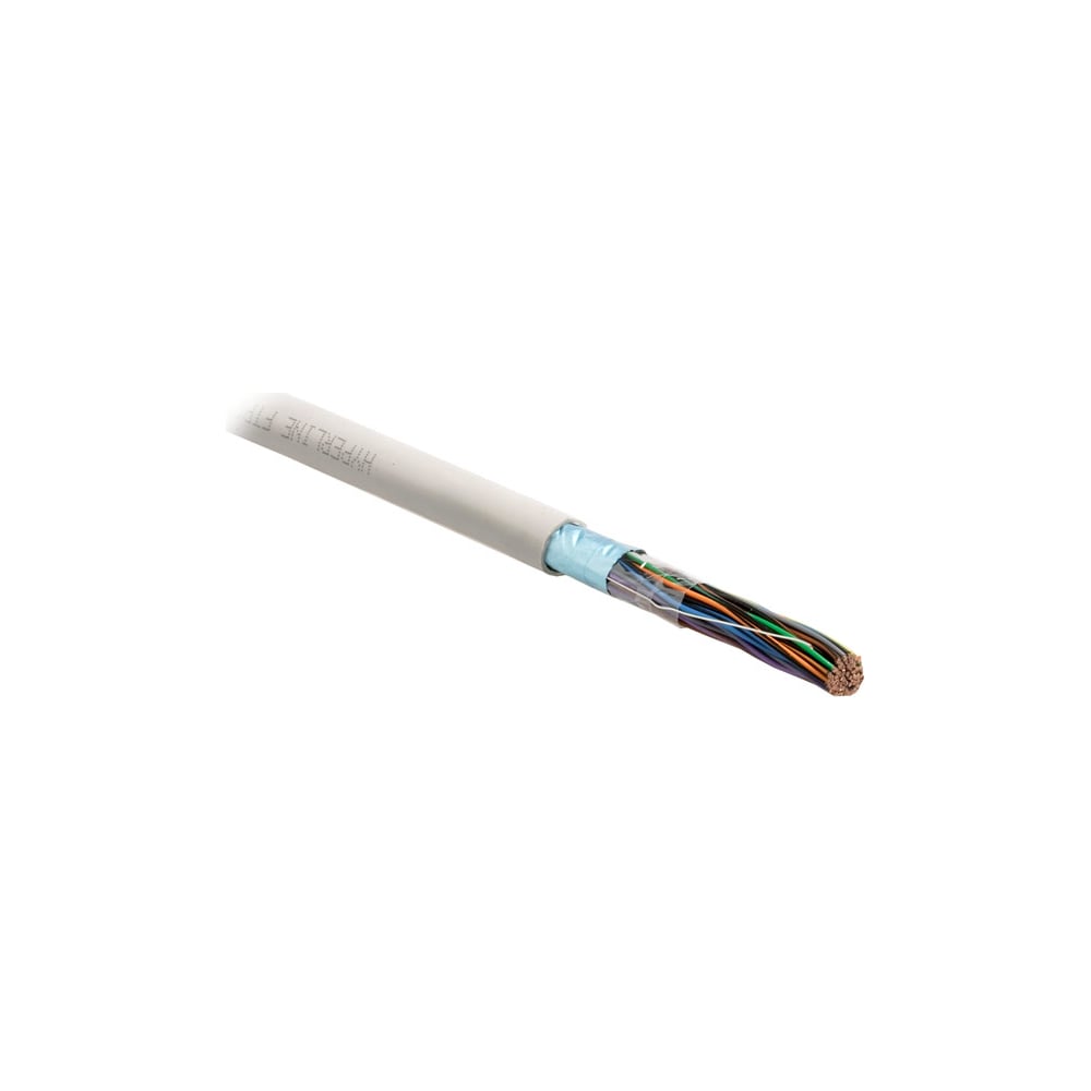 Экранированный кабель витая пара Hyperline FUTP25-C3-S24-IN-PVC-GY F ...