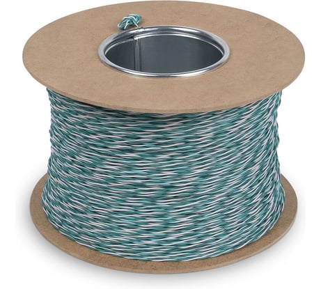 Кроссировочная витая пара Cabeus неэкранированная U/UTP (Jumper Wire) категория 5e, 1 пара (24 AWG), одножильный (solid), без общей внешней оболочки UTP-1P-Cat.5e-SOLID-CROSS-100-GN