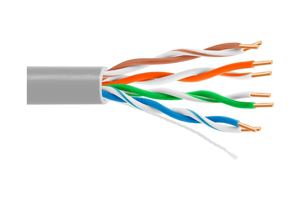 Кабель витая пара 5Bites utp / solid / 5e / 24awg / cca/ pvc / 100m  US5505-100A - выгодная цена, отзывы, характеристики, фото - купить в Москве  и РФ