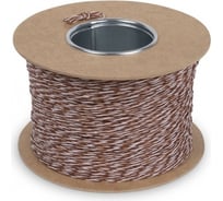 Кроссировочная витая пара Cabeus неэкранированная U/UTP (Jumper Wire) категория 5e, 1 пара (24 AWG), одножильный (solid), без общей внешней оболочки UTP-1P-Cat.5e-SOLID-CROSS-100-BR