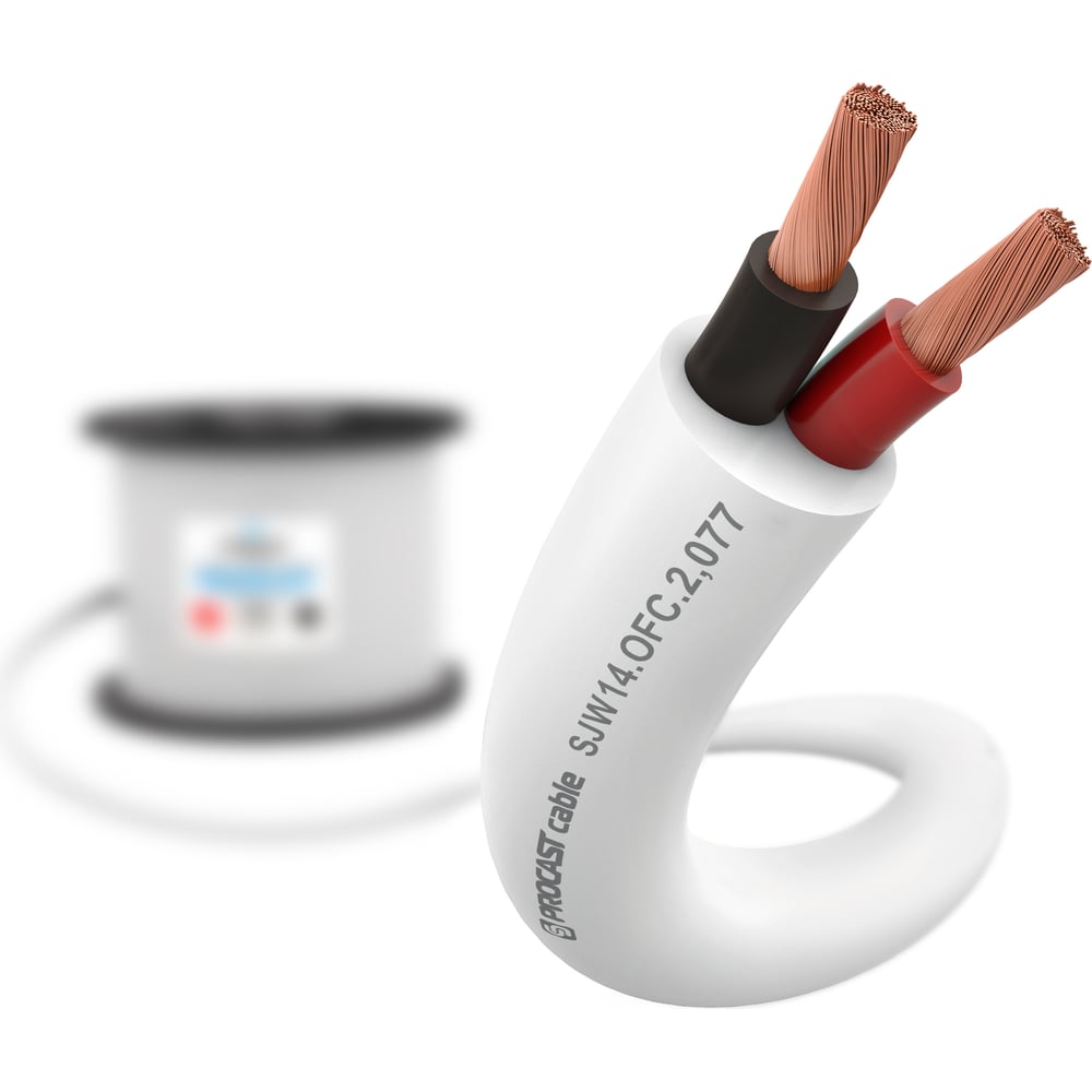 Акустический кабель PROCAST cable SJW 14.OFC.2,077.100 14AWG 2x2,077mm2 ...