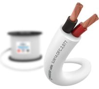 Акустический кабель PROCAST cable SJW 14.OFC.2,077.10 14AWG 2x2,077mm2, PVC, белый, 10 м НФ-00002097