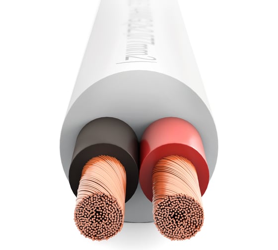Акустический кабель PROCAST cable SJW 14.OFC.2,077.10 14AWG 2x2,077mm2, PVC, белый, 10 м НФ-00002097