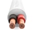 Акустический кабель PROCAST cable SJW 14.OFC.2,077.10 14AWG 2x2,077mm2, PVC, белый, 10 м НФ-00002097 3