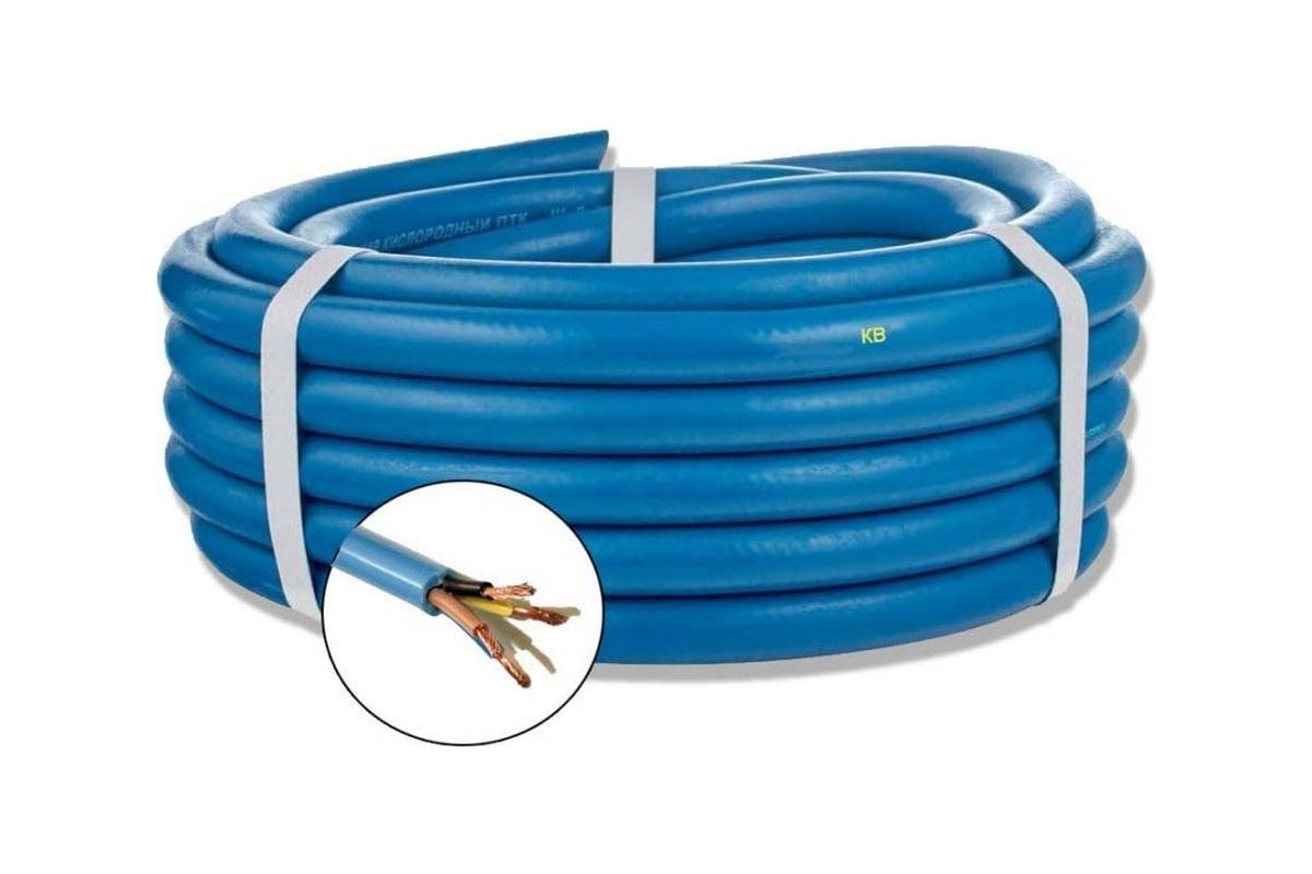 Кабель водопогружной КВ 3x4 мм², 50 м ПРОВОДНИК OZ297399L50 - выгодная ...