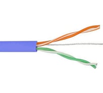 Кабель витая пара 5Bites utp / solid / 5e / 24awg / 2pairs / cca / pvc / blue/ 305m US5505-305A2-BL