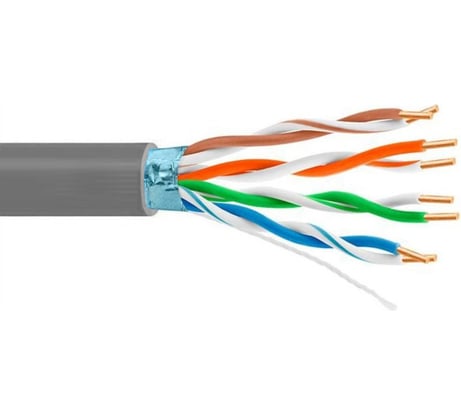 Кабель витая пара 5Bites ftp / solid / 5e / 24awg / cca/ pvc / 305m FS5505-305A