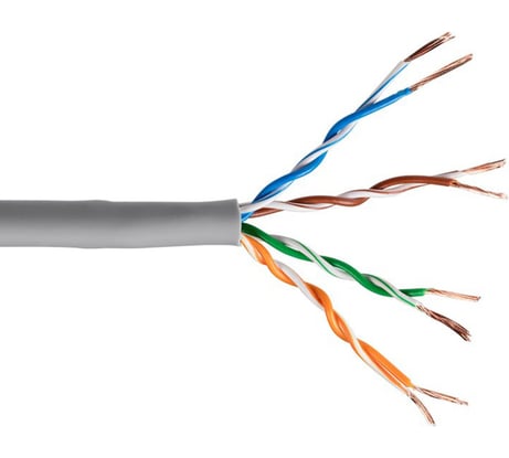 Кабель витая пара 5Bites utp / stranded / 5e / 24awg / cca / pvc / 305m UT5725-305A