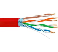 Кабель витая пара 5Bites express ftp / solid / 5e / 24awg / copper / pvc / lszh / red / 305m FS5525-305B-LSZH