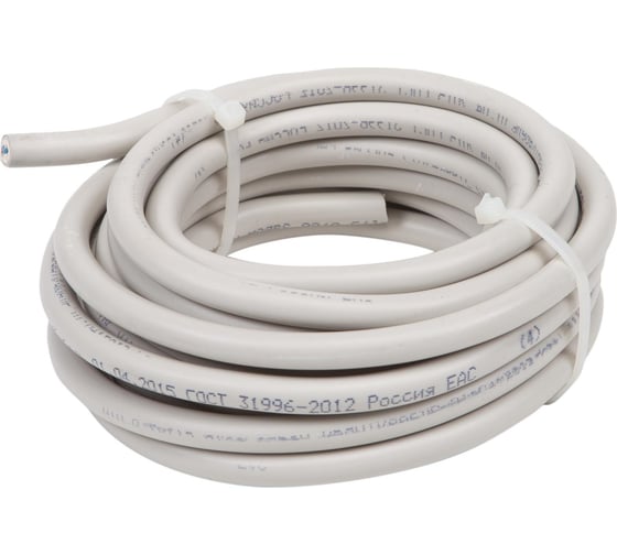 Кабель NYM 2x1.5 ТУ бухта 5м КвантКабель 20857