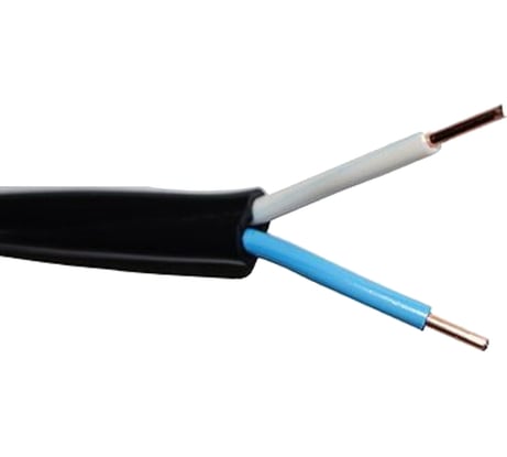 Кабель ВВГнгА 2x4 плоский ТУ бухта 50м КвантКабель 20161