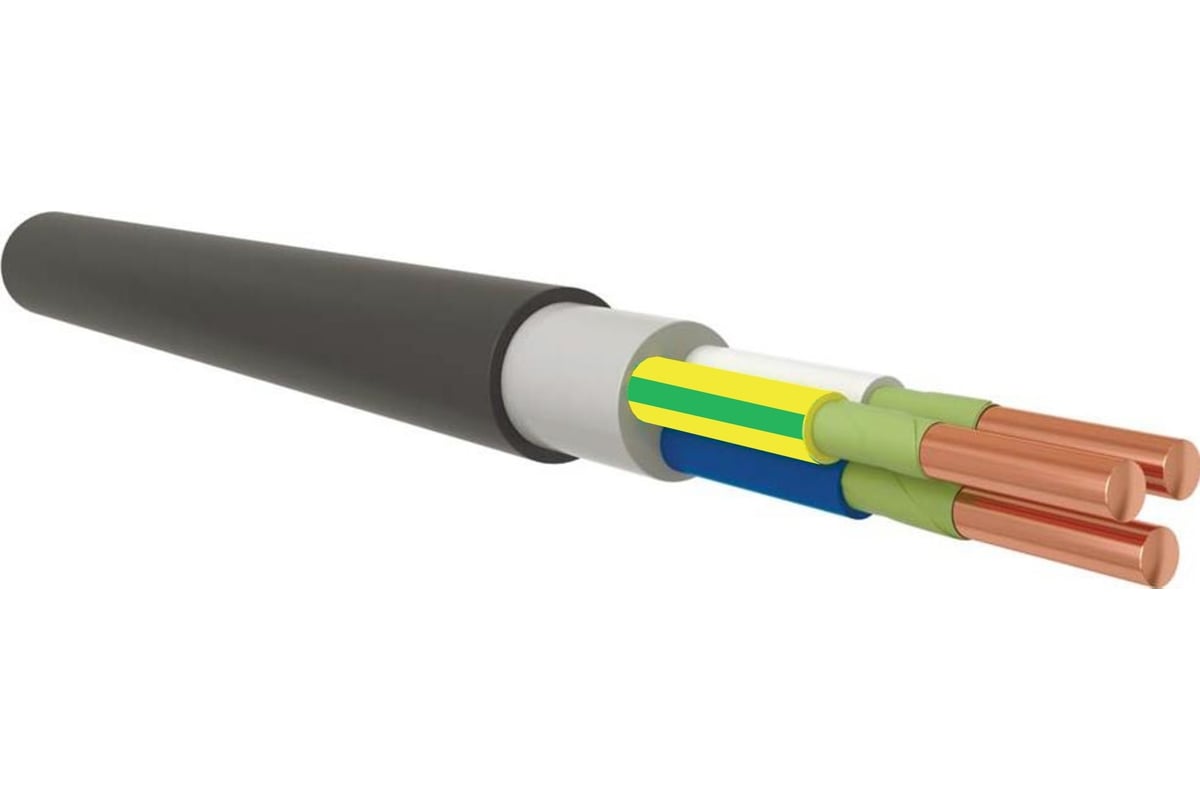 Кабель ВВГнг(А)-FRLSLTx ГОСТКАБЕЛЬ 3x1,5ок (N,PE)-0,66 бухта 100 метров .
