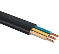 Силовой кабель Ввг-пнг(а)-ls ЗУБР 3x2.5 mm2 100 м, гост 31996-2012 60007-100