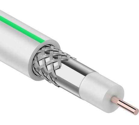Кабель SAT PROCONNECT 703 B, Cu/Al/Al, /75/, 75 Ом, 100м, белый 01-2431-1
