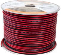 Акустический кабель 2х0.25 кв.мм, красно-черный, 100м PROCONNECT 01-6101-6