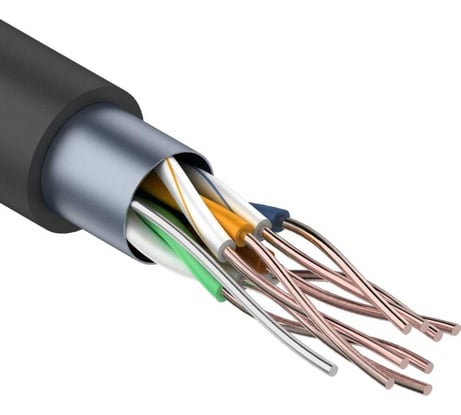 Кабель FTP 4PR 24AWG CAT5e 305м REXANT OUTDOOR 01-0146