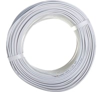 Комбинированный шнур ШВЭВ /ШСМ/ 3x0.12 кв.мм, 200м, белый REXANT 01-4033