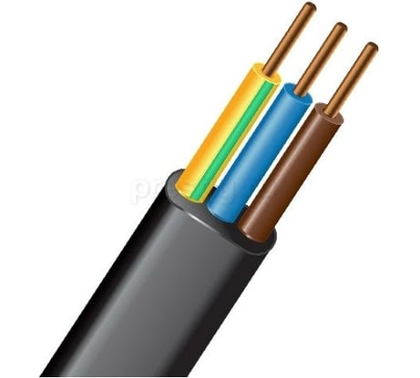 Кабель ВВГнг-П 3x4 5м бухта ПАН ЭЛЕКТРИК 27995 2