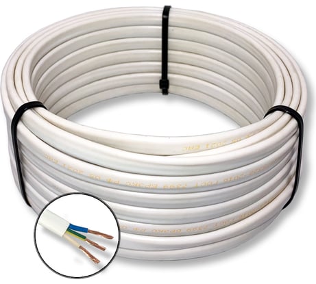 Бытовой шнур ШВВП ПРОВОДНИК 3x0.75 мм2, 5м OZ61894L5