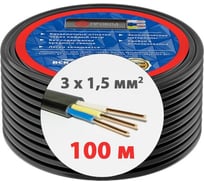 Провод ВЭКЗ ВВГмб-Пнг(А)-LS 3х1,5ok(N) (Бухта 100 м) 14968