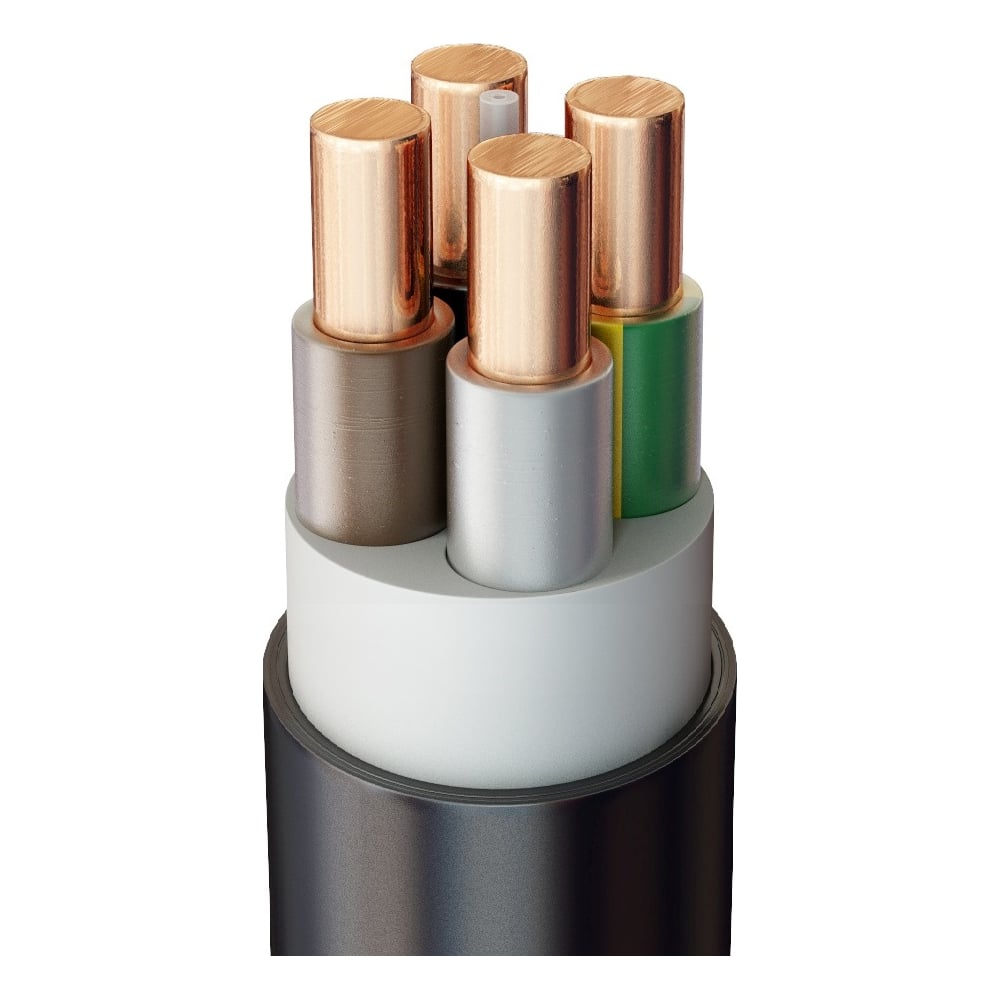 Кабель ввг-нг(a) -ls 4x10ок(n)-0,66 (бухта 100м) Угличкабель ...