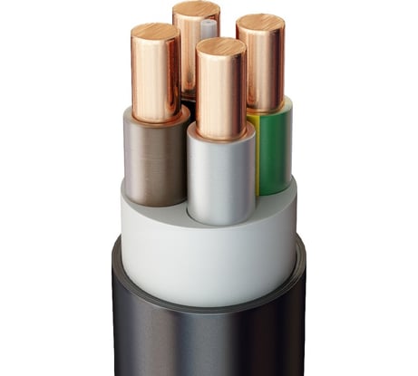 Кабель ВВГнг(А)-LS 4x10ок(N)-0,66 Угличкабель бухта 100 м P160240I2000110-10