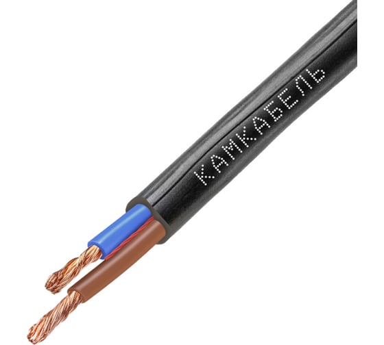 Кабель КГТП 2x2,5 220/380-3 100м Камкабель 11K/П2D000013200100М 1