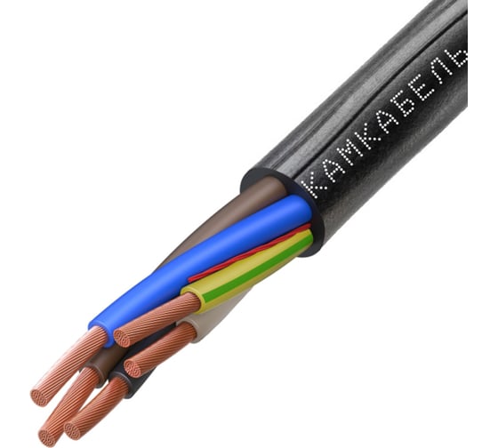 Кабель КГТП-ХЛ 5x2,5 220/380-3 100м Камкабель 11K/РЬG000013200100М