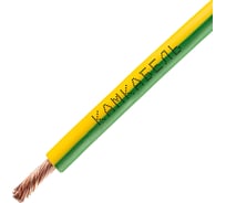 Провод ПуГВнг(А)-LS 1x1,5 З-Ж 100м Камкабель 221/Р10FШ1U0К000100М