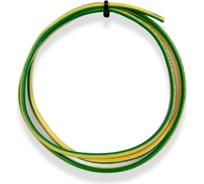 Установочный провод ПУГПнг(А)-HF ПРОВОДНИК 1x1 мм2 зелено-желтый, 200м OZ341608L200