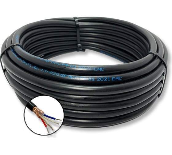 Кабель монтажный ПРОВОДНИК мкэш 5x0.75 мм2, 10м OZ48555L10 1