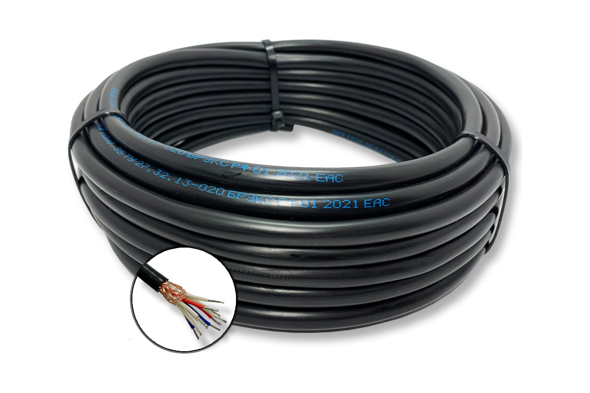 Кабель монтажный ПРОВОДНИК мкэш 14x0.75 мм2, 50м OZ48549L50 - выгодная ...