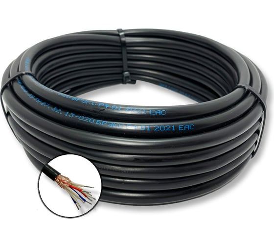 Кабель монтажный ПРОВОДНИК мкэш 14x0.35 мм2, 50м OZ48559L50 1