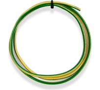 Электрический провод ПУГВнг(А)-LS ПРОВОДНИК 1x0.5 мм2 зелено-желтый, 100м OZ250066L100