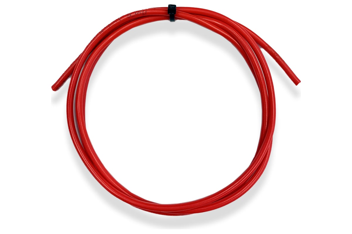 Установочный провод ПУГПнг(А)-HF ПРОВОДНИК 1x6 мм2 красный, 1м .