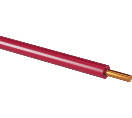 Провод TDM ELECTRIC ПуВ 1x1,5 ГОСТ (100м), красный SQ0124-1331