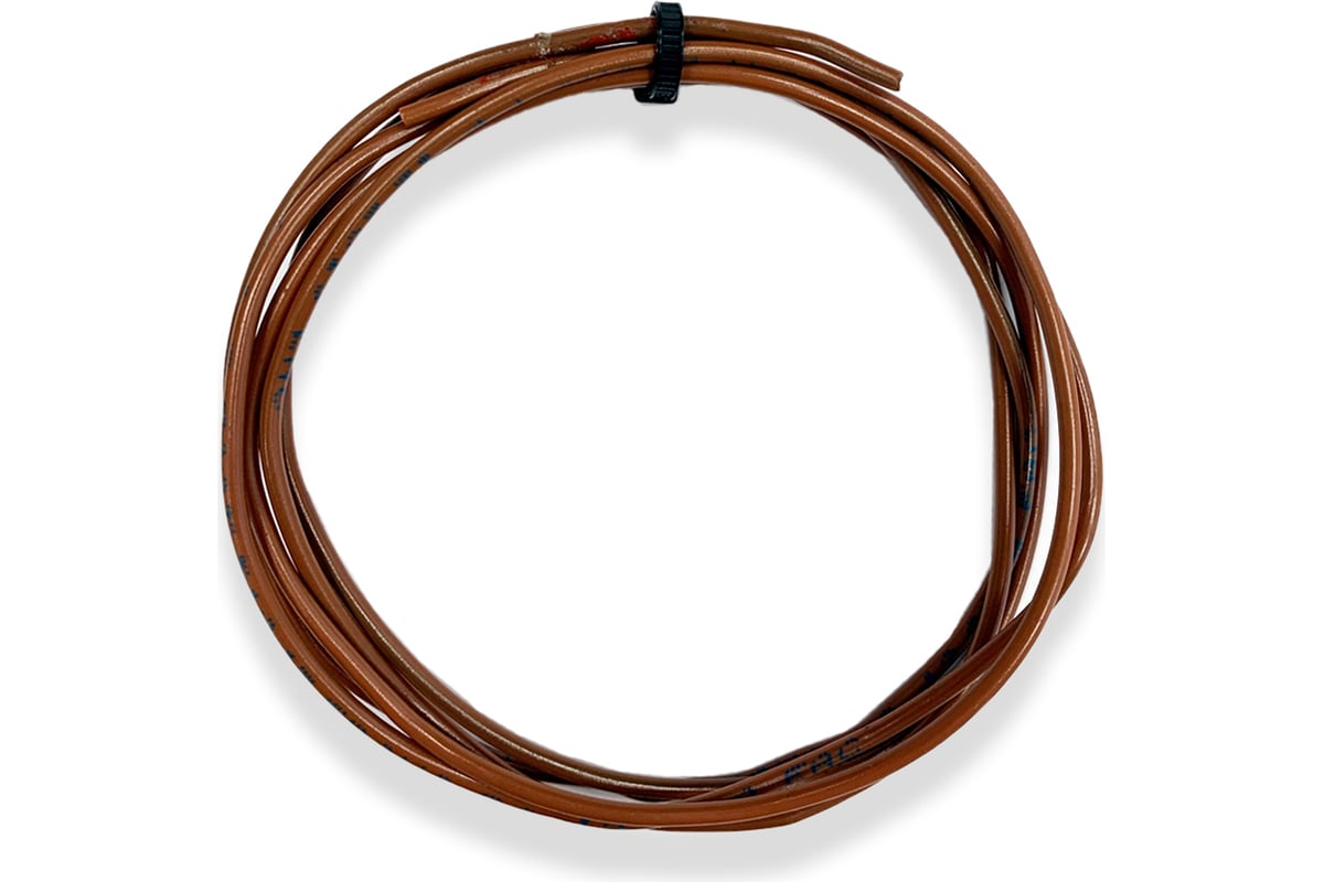 Установочный провод ПУГПнг(А)-HF ПРОВОДНИК 1x10 мм2 коричневый, 150м ...