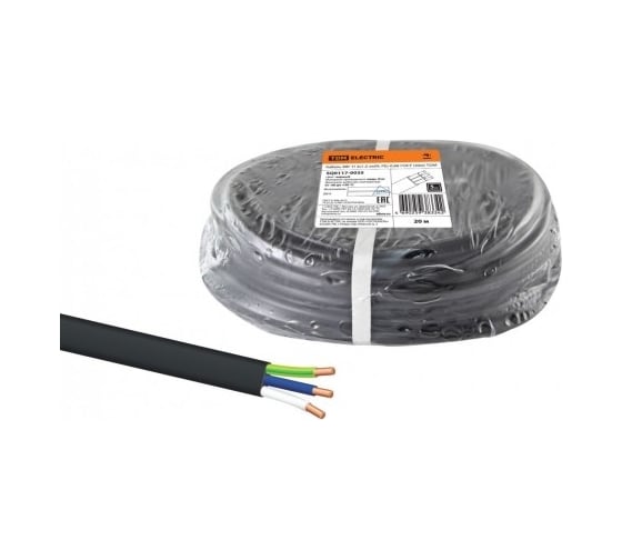 Провод TDM ВВГмбнг(А)-LS 3x4 220/380 (100м) Народный SQ0117-1439 1