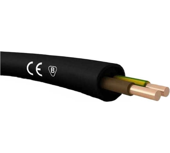 Кабель АО Элкаб-КЗ ВВГ 2x1,5 ок (N)-0.66 бухта (200м) А1542 1