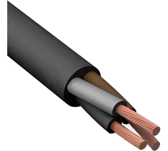 Кабель АО Элкаб-КЗ КГТП-ХЛ 3x4(N,PE) 220/380-3 (бухта) 100м А1660 1